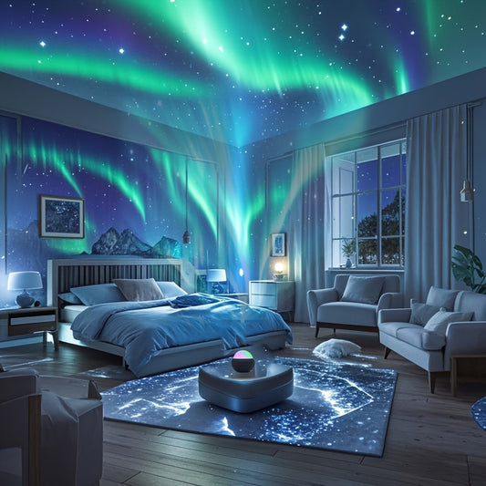 Aurora & Waves LED Nachtlichtprojektor