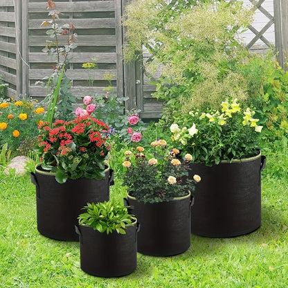 5Stück Filz Pflanzensäcke