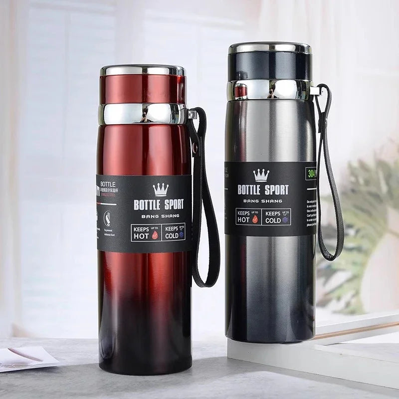 Olevo Thermowasserflasche Edelstahl