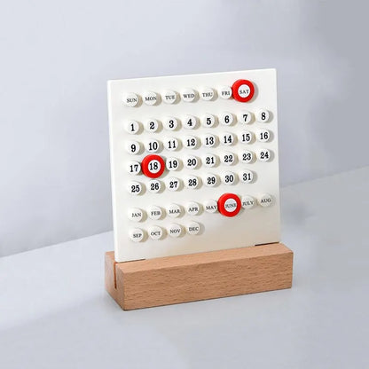 Ewigkeit Kalender Holz