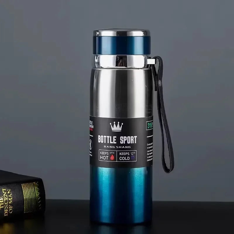 Olevo Thermowasserflasche Edelstahl