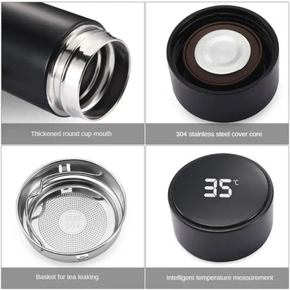 500ml Edelstahl Thermoflasche mit LED Display