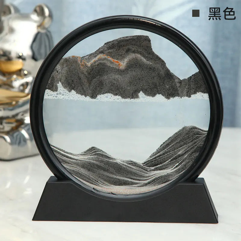 3D Sanduhr Sandlandschaft