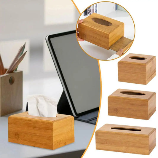 Bambus Taschentuch Box