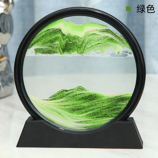 3D Sanduhr Sandlandschaft