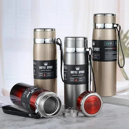 Olevo Thermowasserflasche Edelstahl