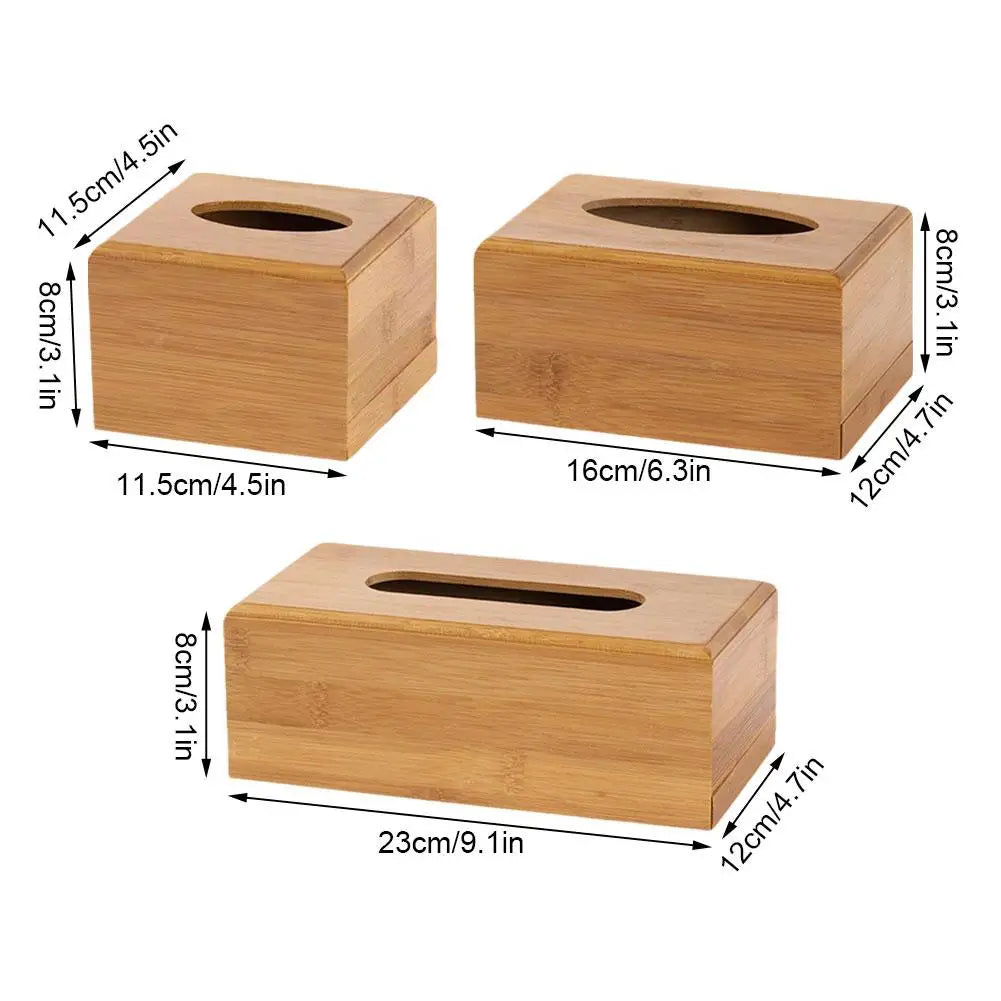 Bambus Taschentuch Box