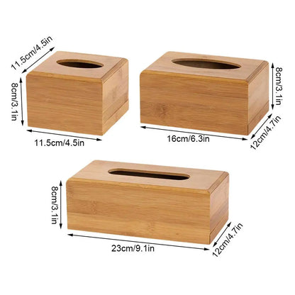 Bambus Taschentuch Box