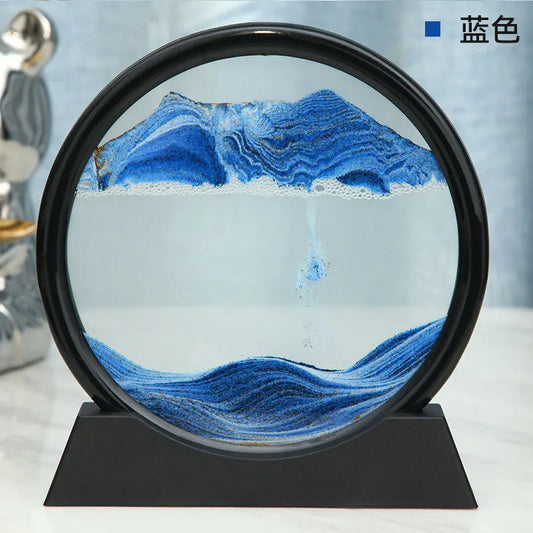 3D Sanduhr Sandlandschaft