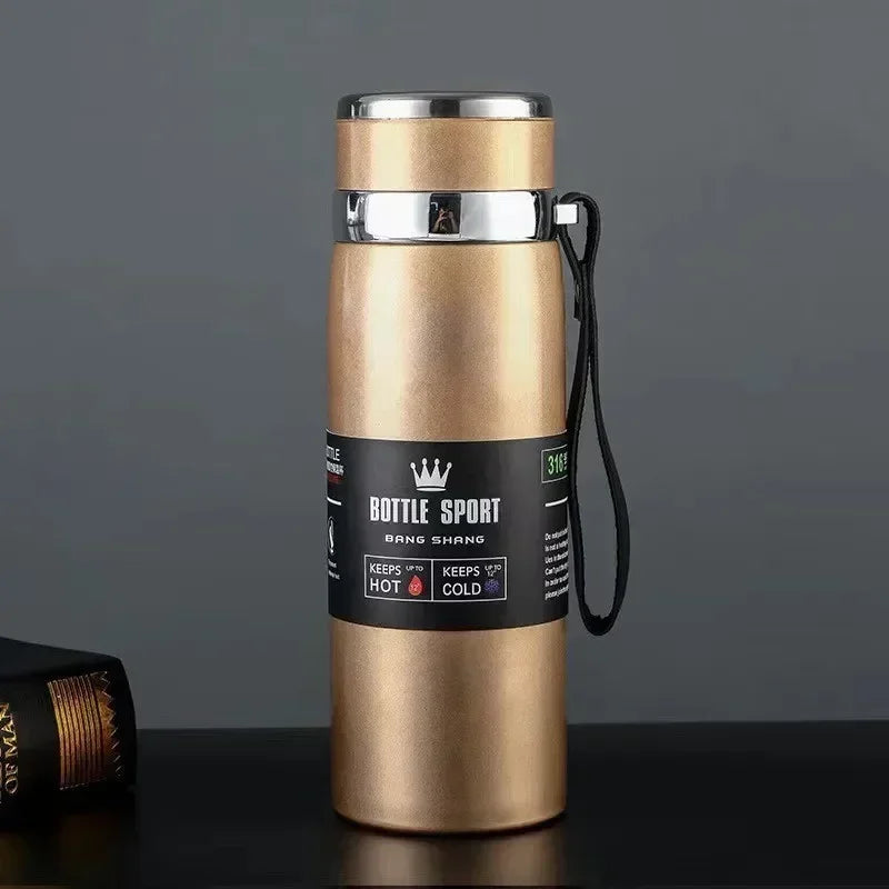 Olevo Thermowasserflasche Edelstahl
