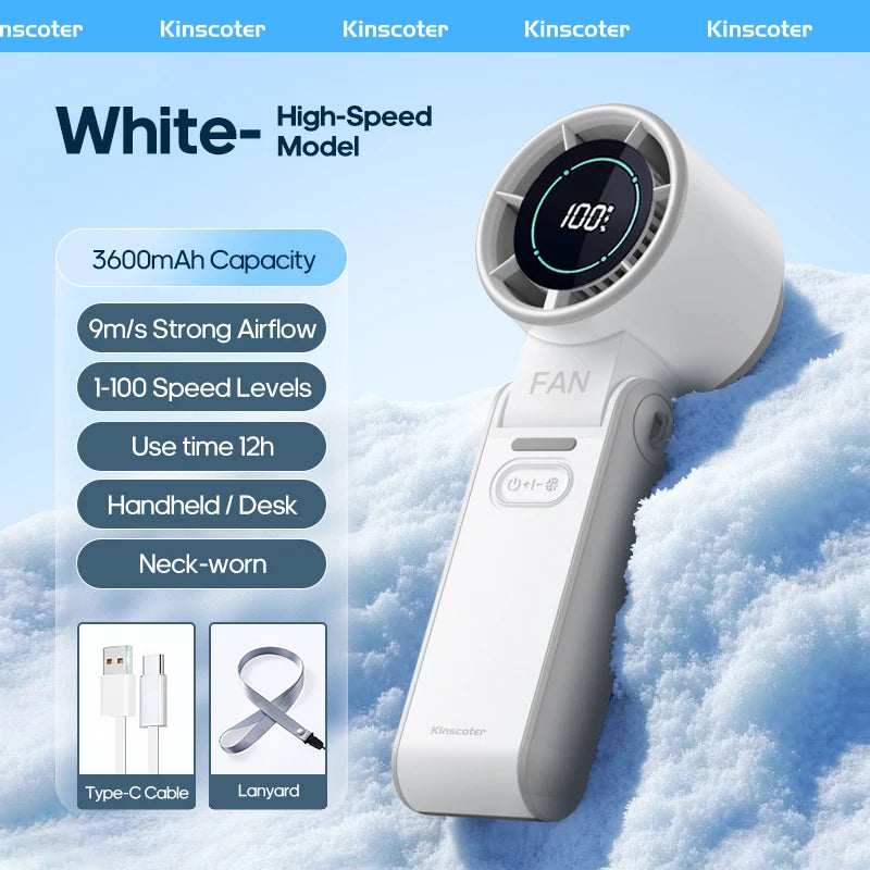 Handventilator 3600mAh