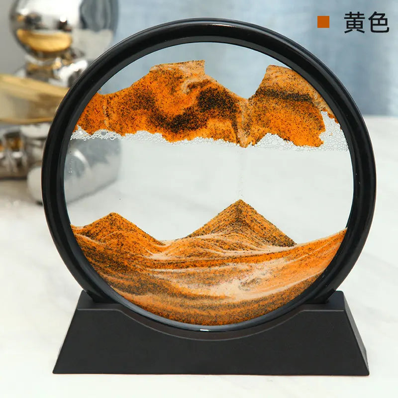 3D Sanduhr Sandlandschaft