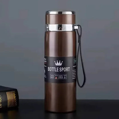 Olevo Thermowasserflasche Edelstahl