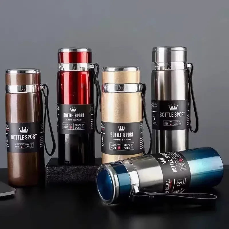 Olevo Thermowasserflasche Edelstahl