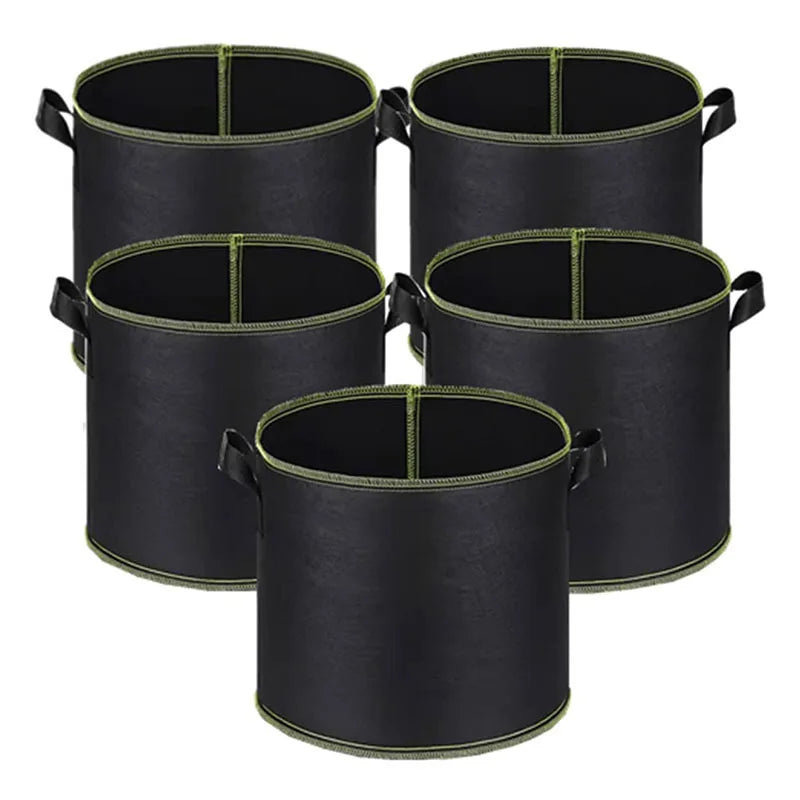 5Stück Filz Pflanzensäcke